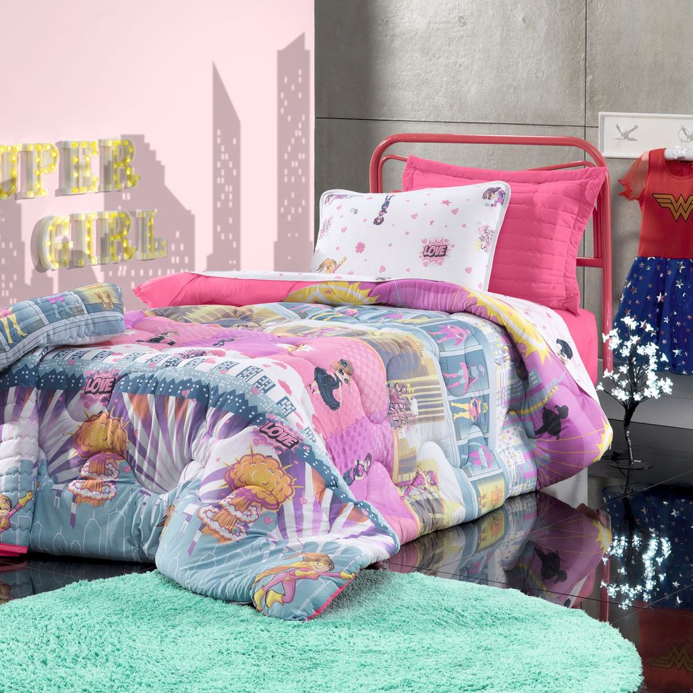 Edredom Infantil Altenburg Super Girl Mooun
