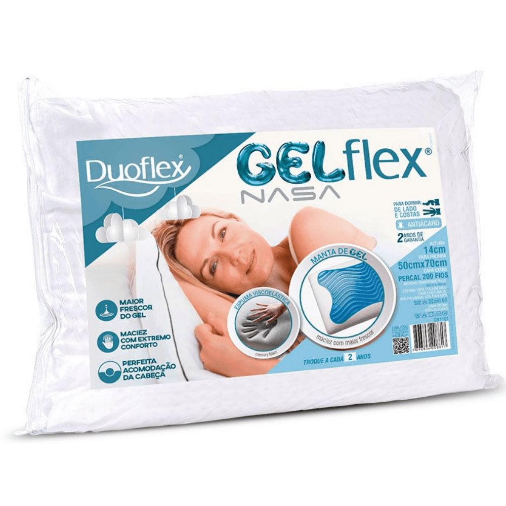 Travesseiro Duoflex NASA Gelflex GN1101 mooun