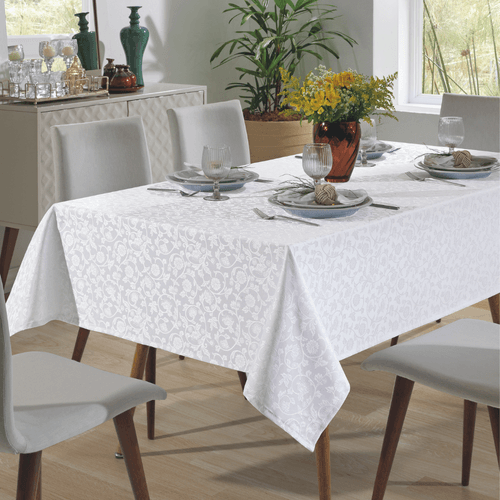 Toalha-de-Mesa-160-x-160-Dohler-Requinte-Flores-Branca-5040-Ambientada