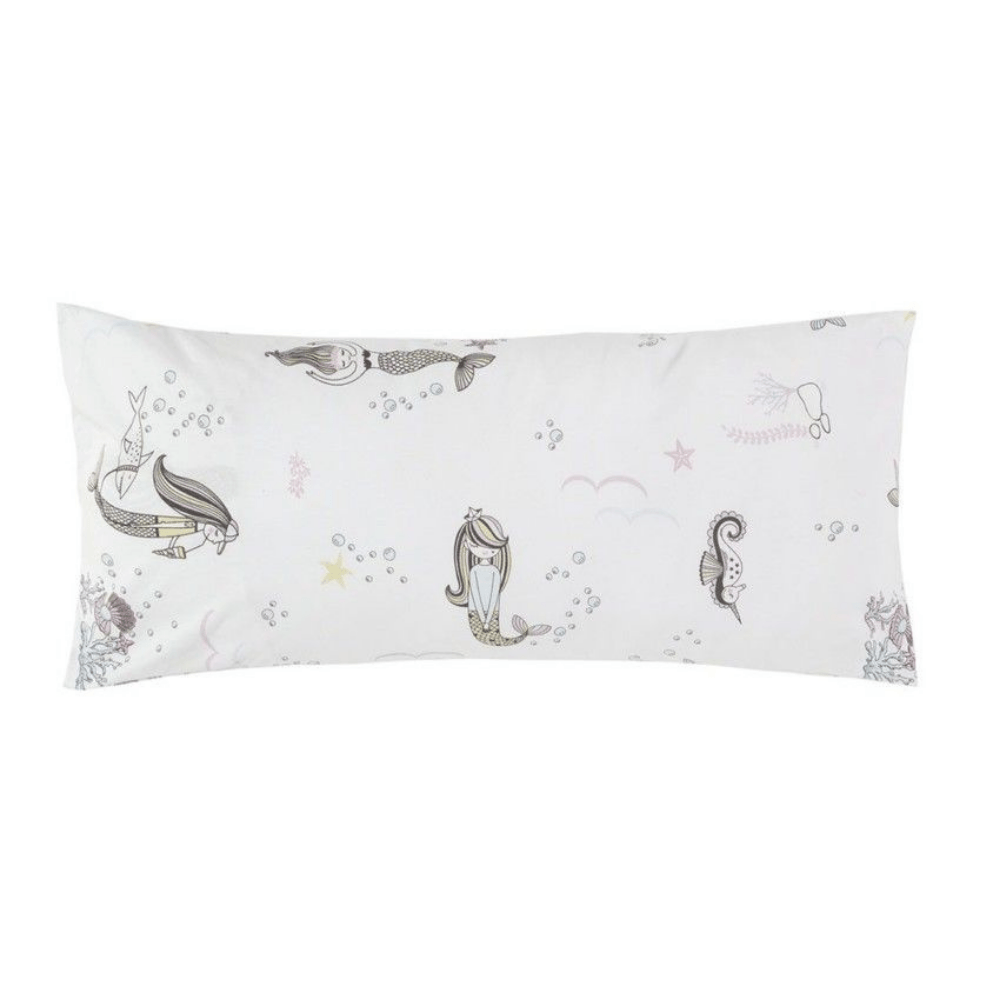 Fronha Avulsa para Body Pillow Infantil Altenburg Mundo Kids Sereia